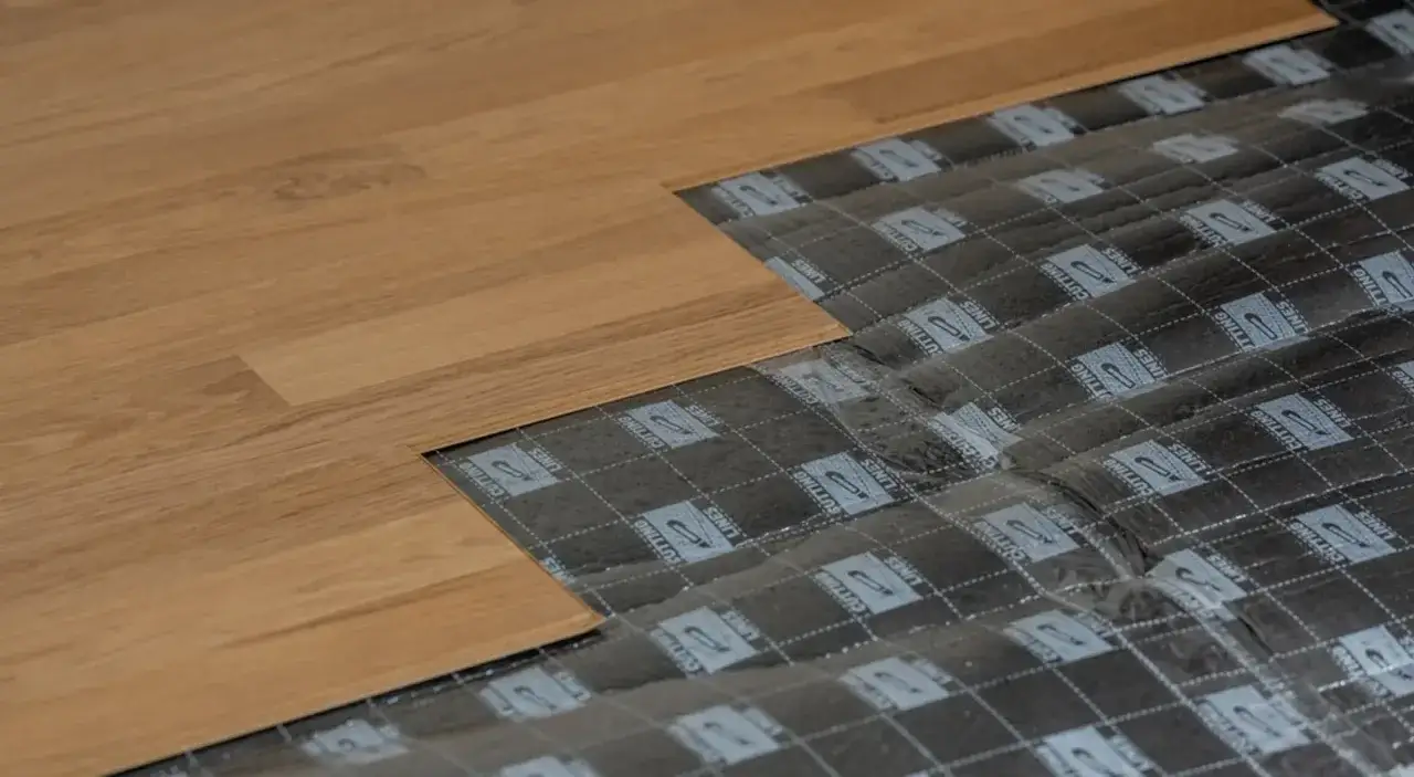 Układanie paneli laminowanych na podkładzie z liniami cięcia. Dowiedz się, jak odnowić panele laminowane.