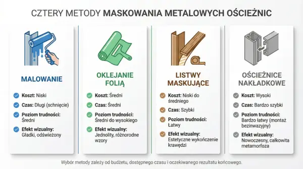 Listwy maskujące ościeżnice - jak zamaskować futryny bez kucia?